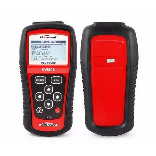 Автомобильный диагностический сканер универсальный OBDII/EOBD, Konnwei KW808 - Фото 3 Автомобильный диагностический сканер универсальный OBDII/EOBD, Konnwei KW808 - изображение 3