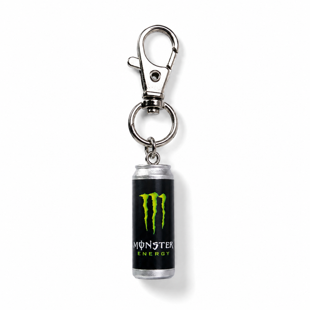 Брелок Monster Energy Original черный, мини банка энергетика, брелок энергетик Монстер - изображение 4