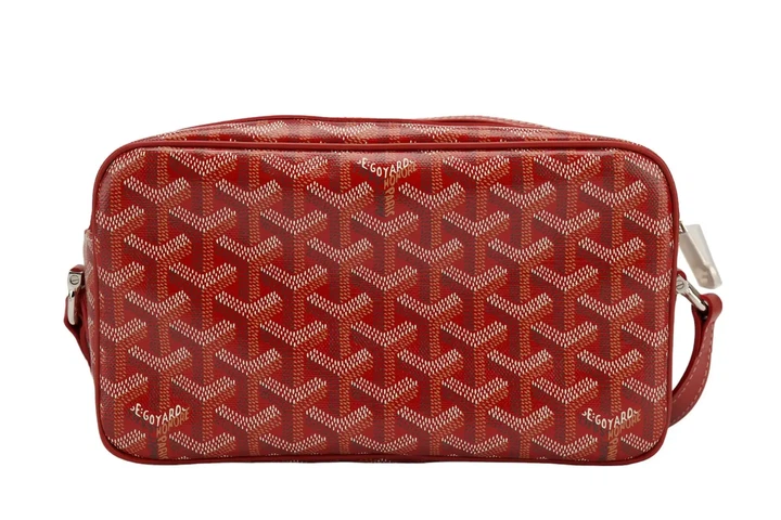 Премиальная сумка через плечо Goyard красного цвета. - Фото 2 Премиальная сумка через плечо Goyard красного цвета. - изображение 2