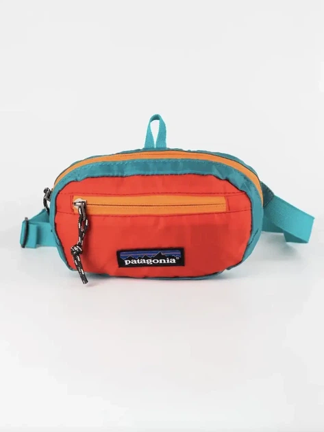 Сумка через плечо/на пояс Patagonia Ultralight Hole Mini Hip Pack бирюзово-красного цвета. - Фото 1 Сумка через плечо/на пояс Patagonia Ultralight Hole Mini Hip Pack бирюзово-красного цвета. - изображение 1