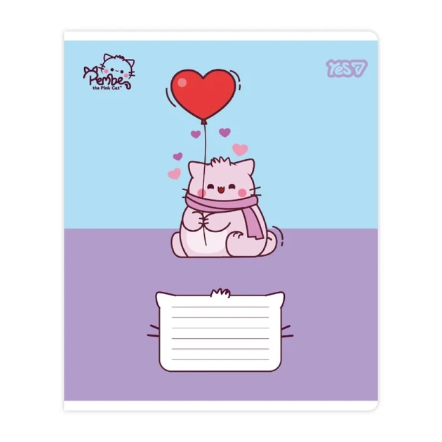 Зошит учнівський Pembe the cat YES 769042 12 аркушів Різнокольоровий shop (4823133112077) - зображення 3