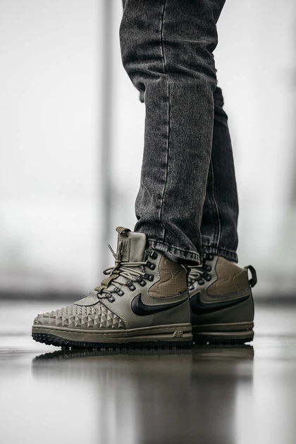 Кроссовки зимние мужские Ni Lunar 1 Duckboot 17 Green мех / Най Лунар Дакбут зеленые с мехом 44 - Фото 2 Кроссовки зимние мужские Ni Lunar 1 Duckboot 17 Green мех / Най Лунар Дакбут зеленые с мехом 44 - изображение 2