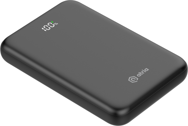 УМБ Atria WPD-P91 10000 mAh 22.5W PD USB-C Black (WPD-P91) - Фото 4 УМБ Atria WPD-P91 10000 mAh 22.5W PD USB-C Black (WPD-P91) - изображение 4