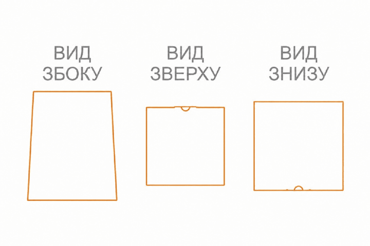 Коробка "Панеттоне" 115×115×160 мм "Кексик" М0029-о6 - Фото 6 Коробка "Панеттоне" 115×115×160 мм "Кексик" М0029-о6 - зображення 6