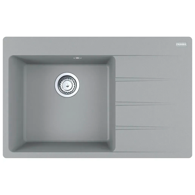 Мийка кухонна з крилом Franke Centro CNG 611-78 TL прямокутна фраграніт 780 x 500 мм Stone Grey (114.0630.477) - зображення 2