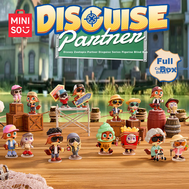 Фигурка MINISO Disney «Зверополис» из серии Partner Disguise в закрытой коробке - изображение 3