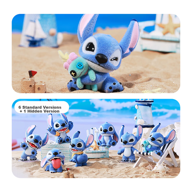 Фігурка плюшева MINISO Disney Ліло та Стіч флокована в закритій коробці для дівчаток - зображення 4