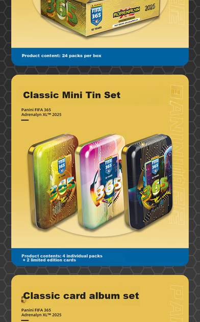 Карточка PANINI FIFA Soccer Star, 365 Classic Retail Single Pack, коробка 2025-End - изображение 5