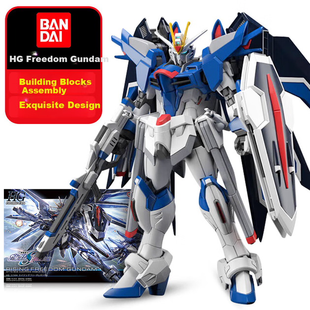 Модель збірна Quwei Tongnian Gundam HG Freedom, конструктор-фігурка - зображення 4