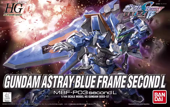 Набір моделей BANDAI HG Destiny AstrayB 57 Gundam Blue Frame Tactical L - Фото 3 Набір моделей BANDAI HG Destiny AstrayB 57 Gundam Blue Frame Tactical L - зображення 3