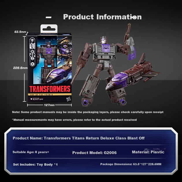 Игрушка-трансформер Transformers Age of the primes Blast G2006 - изображение 5