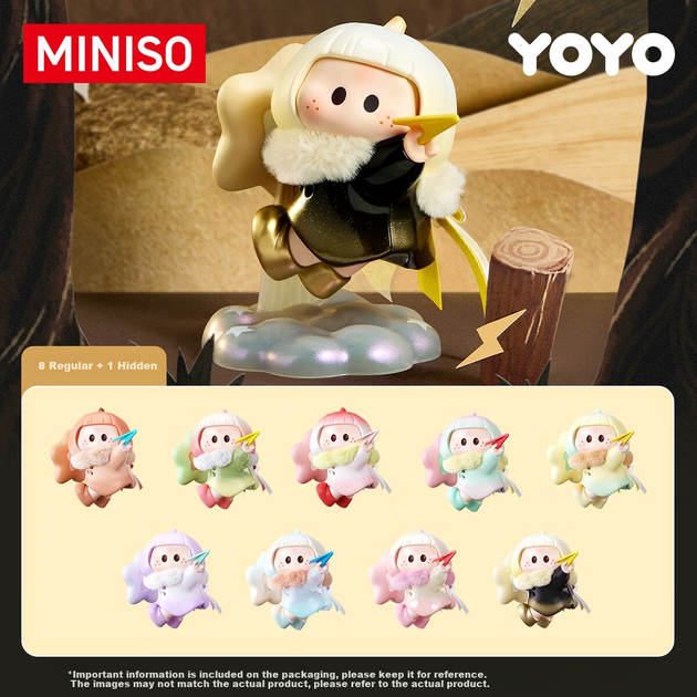 Мягкая плюшевая фигурка MINISO YOYO Sauce из серии Wind-Chasing Diary в закрытой коробке, коллекционная - изображение 2