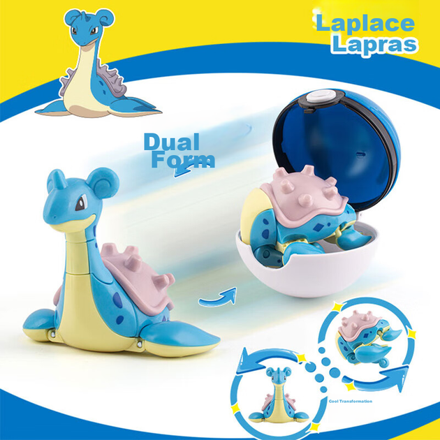 Игрушка-трансформер ZhuangChen Pokemon покебол Пикачу, 6 дюймов - изображение 10