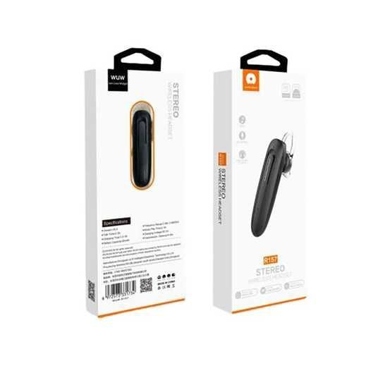 Bluetooth гарнитура WUW-R157 black - Фото 1 Bluetooth гарнитура WUW-R157 black - зображення 1