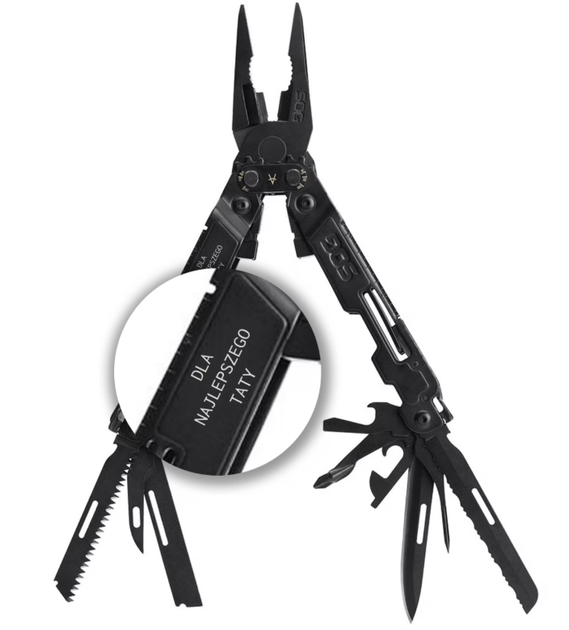 Мультитул SOG PowerAccess Deluxe21 Інструментів(SOG-PA2002-CP) Чорний - зображення 2