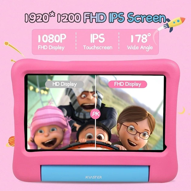Дитячий планшет 7" Kyaster KPad U2 Pro 2/32Gb 4 ядра Android 12 Pink - Фото 4 Дитячий планшет 7" Kyaster KPad U2 Pro 2/32Gb 4 ядра Android 12 Pink - зображення 4