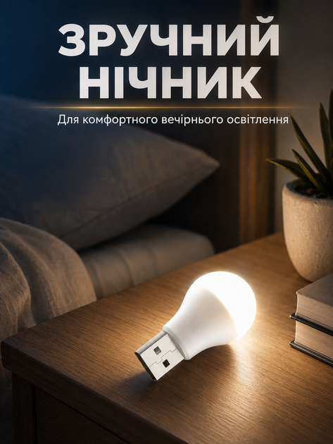 Юсб лампа фонарик ночник USB LED светильник BRS 5W - изображение 3