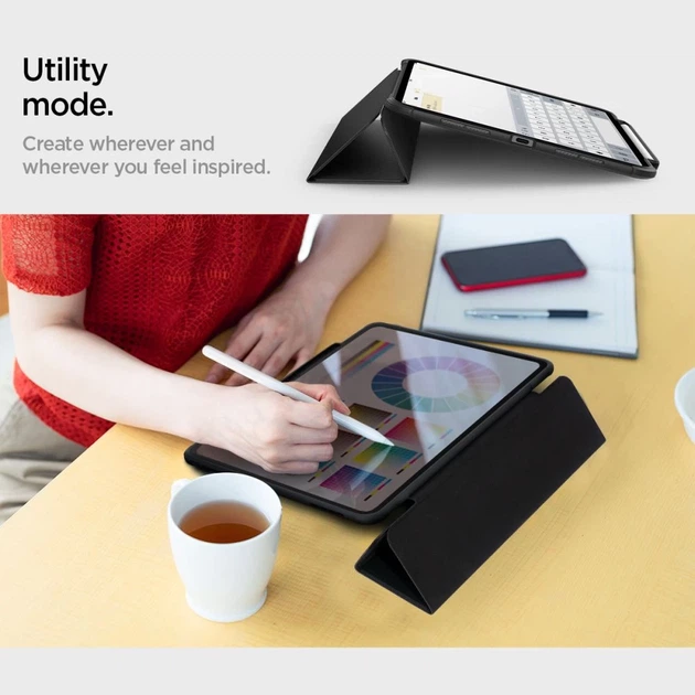 Чехол Spigen Rugged Armor Pro для iPad Pro 11 2024 5th Gen Black (ACS07017) - изображение 15