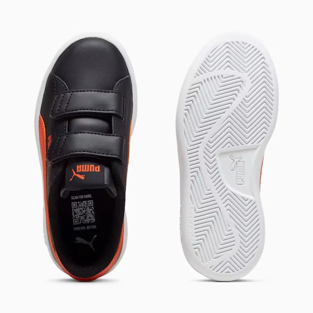 Кросівки Puma Smash 3.0 Leather Black/Redmazing 2 34.5-3-22.3см - Фото 4 Кросівки Puma Smash 3.0 Leather Black/Redmazing 2 34.5-3-22.3см - изображение 4