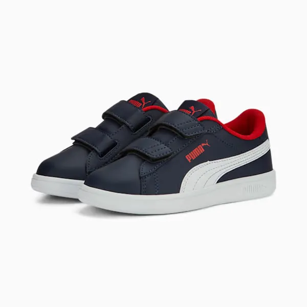 Кросівки Puma Smash 3.0 Leather V Navy/White/Red 34.5-3-22.2см - Фото 3 Кросівки Puma Smash 3.0 Leather V Navy/White/Red 34.5-3-22.2см - изображение 3