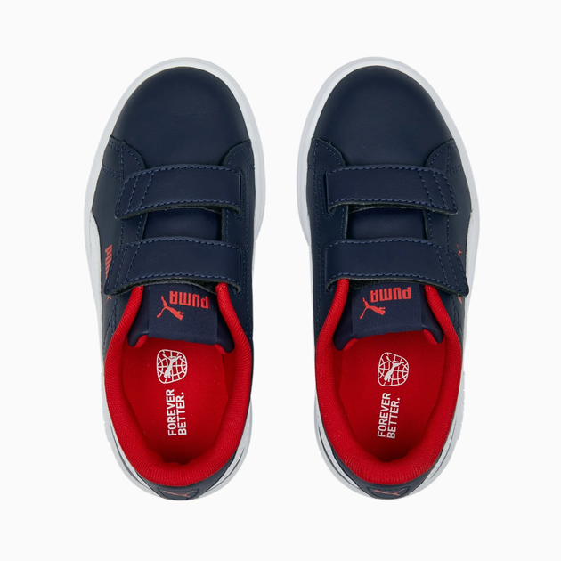 Кросівки Puma Smash 3.0 Leather V Navy/White/Red 34.5-3-22.2см - Фото 4 Кросівки Puma Smash 3.0 Leather V Navy/White/Red 34.5-3-22.2см - изображение 4