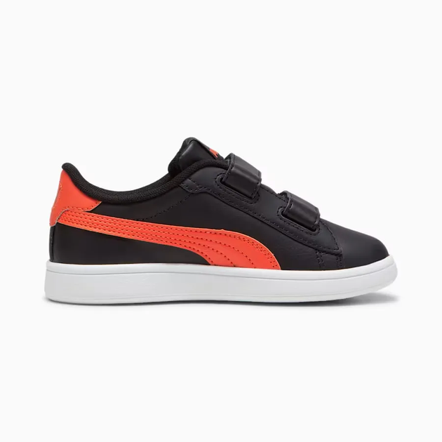 Кросівки Puma Smash 3.0 Leather Black/Redmazing 2 32.5-1.5-21см - изображение 2