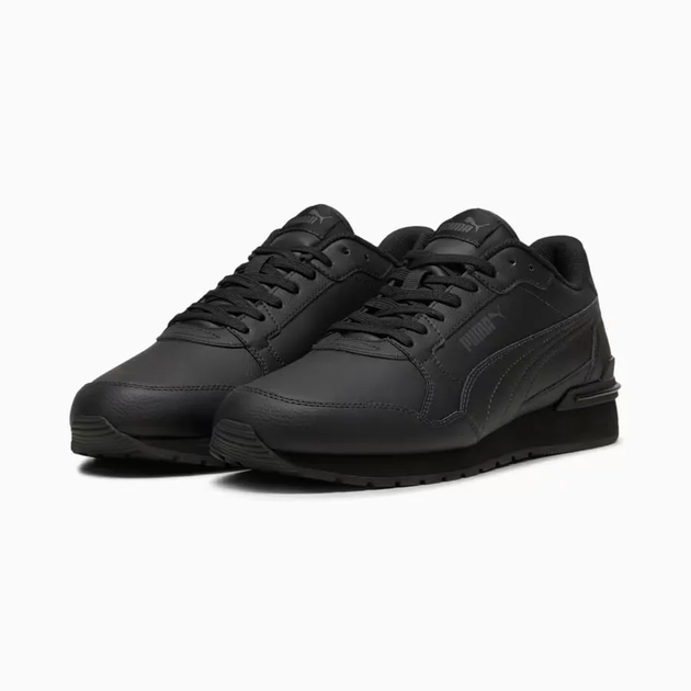 Кросівки Puma ST Runner V4 Leather Black/Shadow Gray 48-14-31.7см - Фото 3 Кросівки Puma ST Runner V4 Leather Black/Shadow Gray 48-14-31.7см - изображение 3
