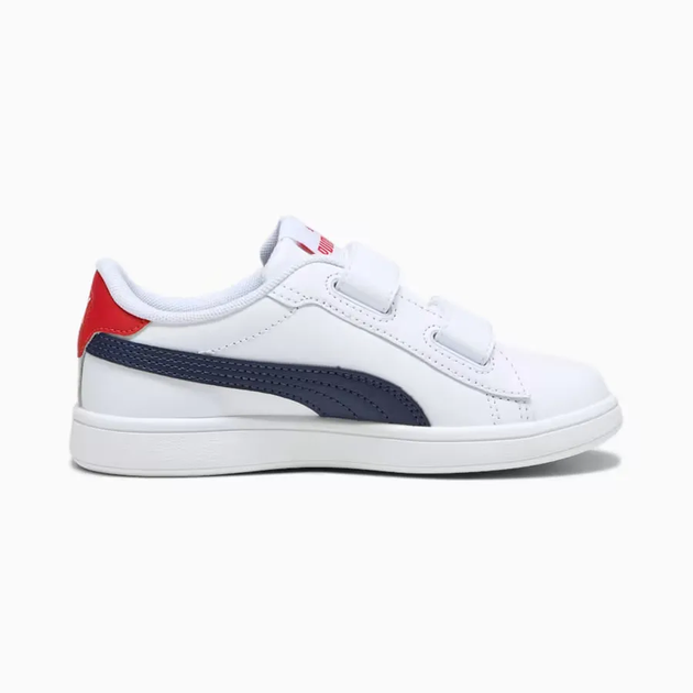Кросівки Puma Smash 3.0 Leather V White/Navy/Red 33-2-21.3см - изображение 2