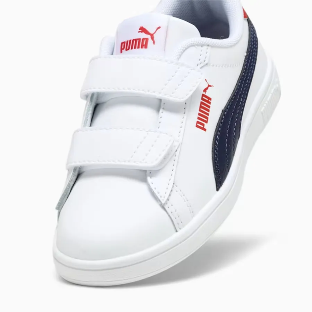Кросівки Puma Smash 3.0 Leather V White/Navy/Red 33-2-21.3см - изображение 5