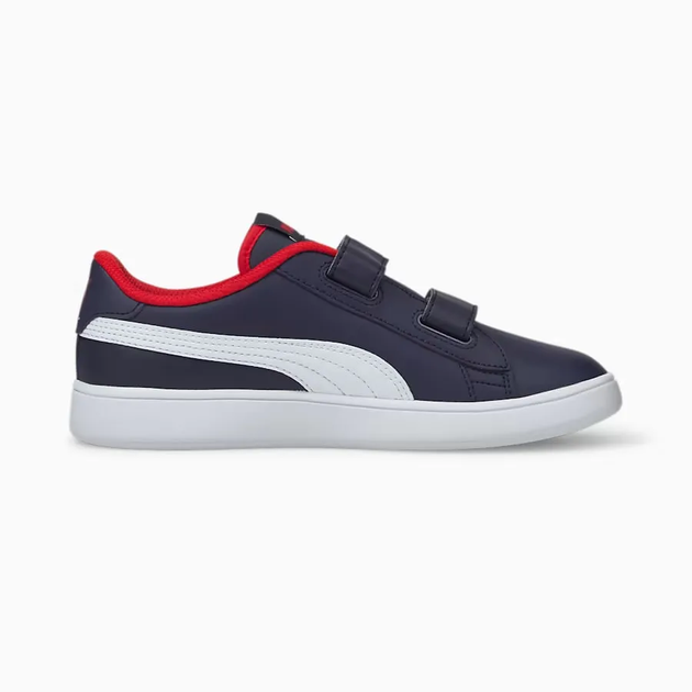 Кросівки Puma Smash 3.0 Leather V Navy/White/Red 35-3.5-22.8см - Фото 2 Кросівки Puma Smash 3.0 Leather V Navy/White/Red 35-3.5-22.8см - зображення 2