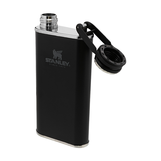 Фляга Stanley Classic Matte Black Нержавеющая сталь 0.23 л (a520314) - Фото 3 Фляга Stanley Classic Matte Black Нержавеющая сталь 0.23 л (a520314) - изображение 3