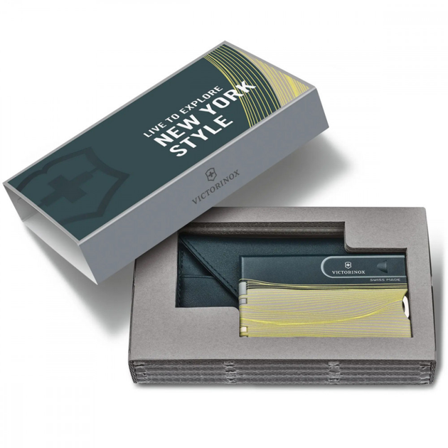 Карта-мультитул Victorinox Swisscard Classic New York Style 10 функций Серый (a520314) - изображение 3