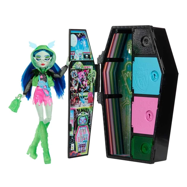 Набор-сюрприз Monster High Ghoulia Yelps, HNF81 - Фото 2 Набор-сюрприз Monster High Ghoulia Yelps, HNF81 - изображение 2