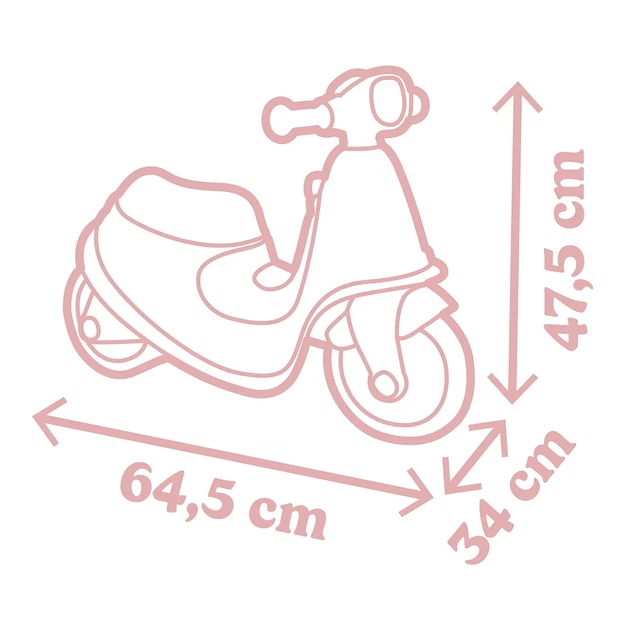 Скутер Smoby Porteur Scooter, 721008 - Фото 4 Скутер Smoby Porteur Scooter, 721008 - изображение 4