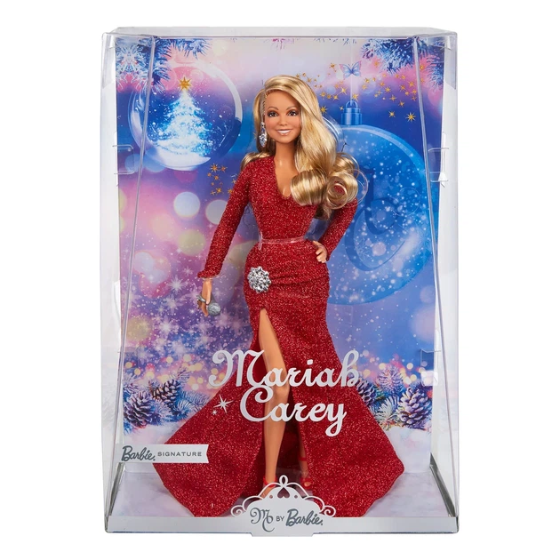 Колекційна лялька Barbie Holiday Celebration Collectible Mariah Carey, HJX17 - Фото 2 Колекційна лялька Barbie Holiday Celebration Collectible Mariah Carey, HJX17 - зображення 2