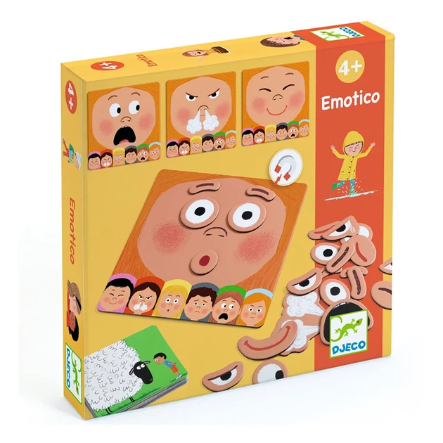 Магнитная игра Djeco Emotico, DJ08196 - Фото 1 Магнитная игра Djeco Emotico, DJ08196 - изображение 1