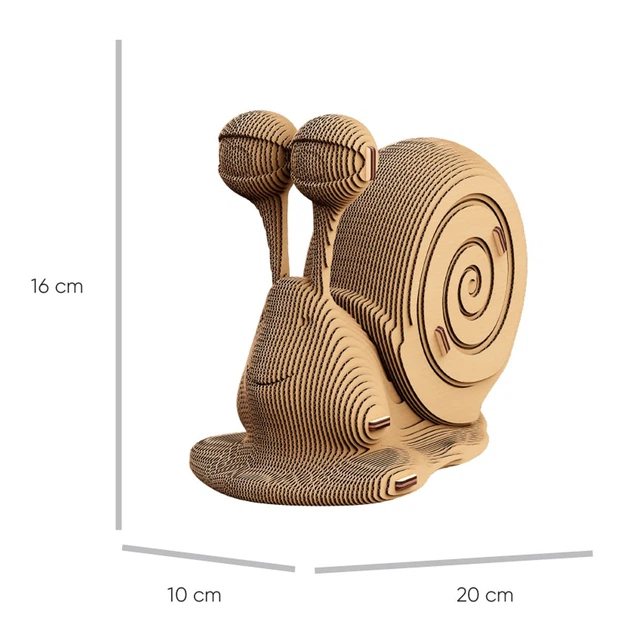 Картонный конструктор Cartonic 3D Puzzle Snail, CARTSNAIL - Фото 5 Картонный конструктор Cartonic 3D Puzzle Snail, CARTSNAIL - изображение 5