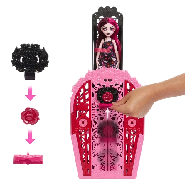 Набор-сюрприз Monster High Цвет и тьма Ужас какие секреты Дракулауры, HYT72 - изображение 5