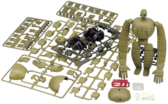Model do składania Fine Molds Podniebny zamek Laputa: Robot-żołnierz z figurką Sheety oraz figurką wiewiórki lisiej 1:20 (FG5) (4536318622055) - Zdjęcie 2 Model do składania Fine Molds Podniebny zamek Laputa: Robot-żołnierz z figurką Sheety oraz figurką wiewiórki lisiej 1:20 (FG5) (4536318622055) - obraz 2