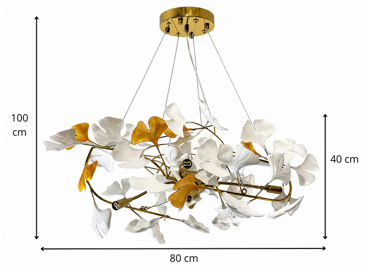 Люстра Berger 7032-PL-4 Gold G9 max 4x10 Вт 80x40см H30см - изображение 7