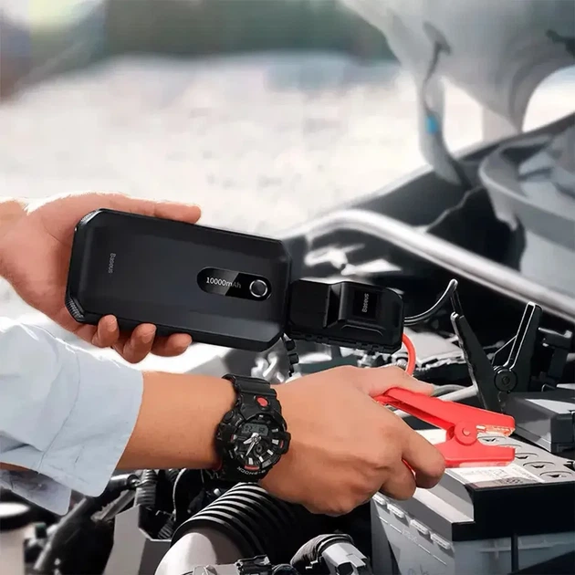 Пуско-зарядний пристрій Baseus Super Energy Air Car Jump Starter 10000 mAh CGNL020101 - изображение 4