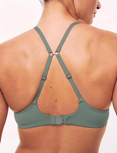 Бюстгальтер пуш ап на косточках Body by M&S Flexifit Wired Push Up Plunge Bra дымчато зеленый 65F (6737) - Фото 2 Бюстгальтер пуш ап на косточках Body by M&S Flexifit Wired Push Up Plunge Bra дымчато зеленый 65F (6737) - изображение 2