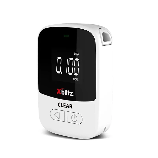 Алкотестер KGK Xblitz Clear с электрохимическим сенсором и LCD-дисплеем Белый (5902479677422) - изображение 3