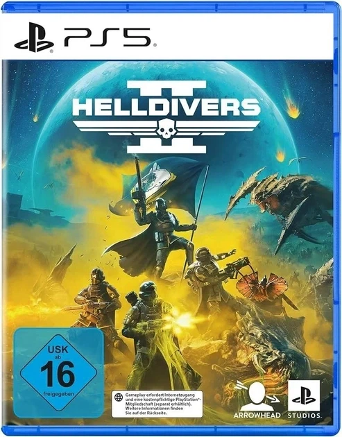 Гра Helldivers 2 для PS5 (Blu-ray диск) - Б/В - Фото 1 Гра Helldivers 2 для PS5 (Blu-ray диск) - Б/В - зображення 1