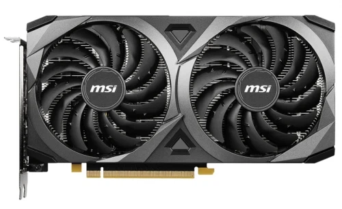 Відеокарта GeForce RTX 3060, MSI, VENTUS 2X OC, 12Gb GDDR6, 192-bit, HDMI/3xDP, 1807/15000 MHz, 8-pin (RTX 3060 VENTUS 2X 12G OC) - Фото 2 Відеокарта GeForce RTX 3060, MSI, VENTUS 2X OC, 12Gb GDDR6, 192-bit, HDMI/3xDP, 1807/15000 MHz, 8-pin (RTX 3060 VENTUS 2X 12G OC) - изображение 2