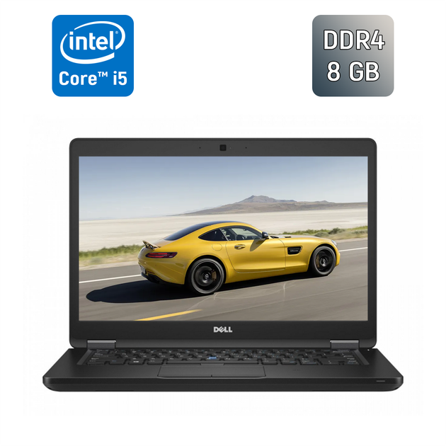 Ультрабук Dell Latitude 5480 / 14" (1920x1080) IPS / Intel Core i5-6300U (2 (4) ядра по 2.4 - 3.0 GHz) / 8 GB DDR4 / 256 GB SSD / Intel HD Graphics 520 / USB Type-C / WebCam / Windows 10 б/у - Фото 1 Ультрабук Dell Latitude 5480 / 14" (1920x1080) IPS / Intel Core i5-6300U (2 (4) ядра по 2.4 - 3.0 GHz) / 8 GB DDR4 / 256 GB SSD / Intel HD Graphics 520 / USB Type-C / WebCam / Windows 10 б/у - изображение 1