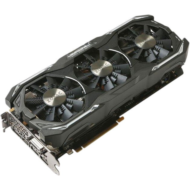 Відеокарта GeForce GTX 1070 8GB Zotac AMP! Extreme (ZT-P10700B-10P) Б/В - изображение 2
