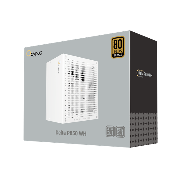 Блок живлення Ocypus Delta P850 850W 80+Bronze (DELTA-P850-B1FDWH025X-EU) - изображение 4