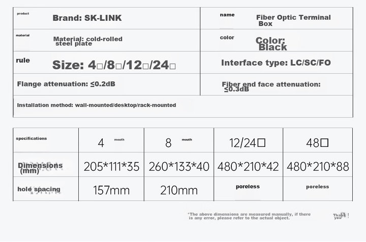 Оптична патч-панель SK-LINK SK-GXH24SM на 24 порти SC - зображення 15