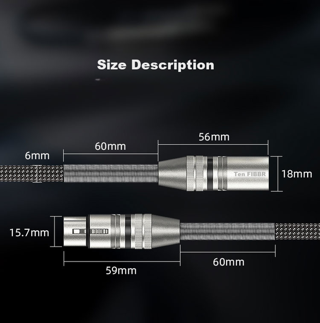Микрофонный кабель FIBBR Basic XLR Male - XLR Female 8 м (F-XLR-M2F-8) - Фото 8 Микрофонный кабель FIBBR Basic XLR Male - XLR Female 8 м (F-XLR-M2F-8) - изображение 8